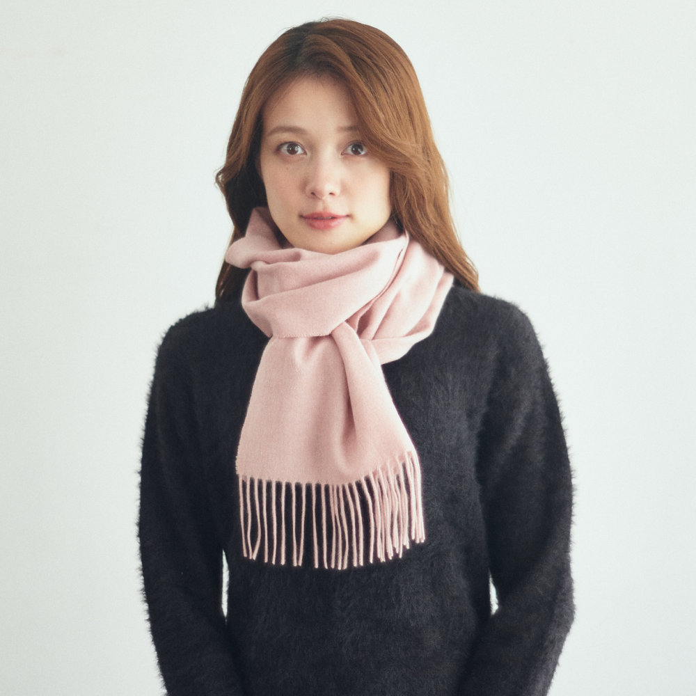 MUJI モカブラウン ニットストール ONE SIZE 無印良品 カシミヤ 自然のまんまの色 カシミヤニットストール ONE SIZE